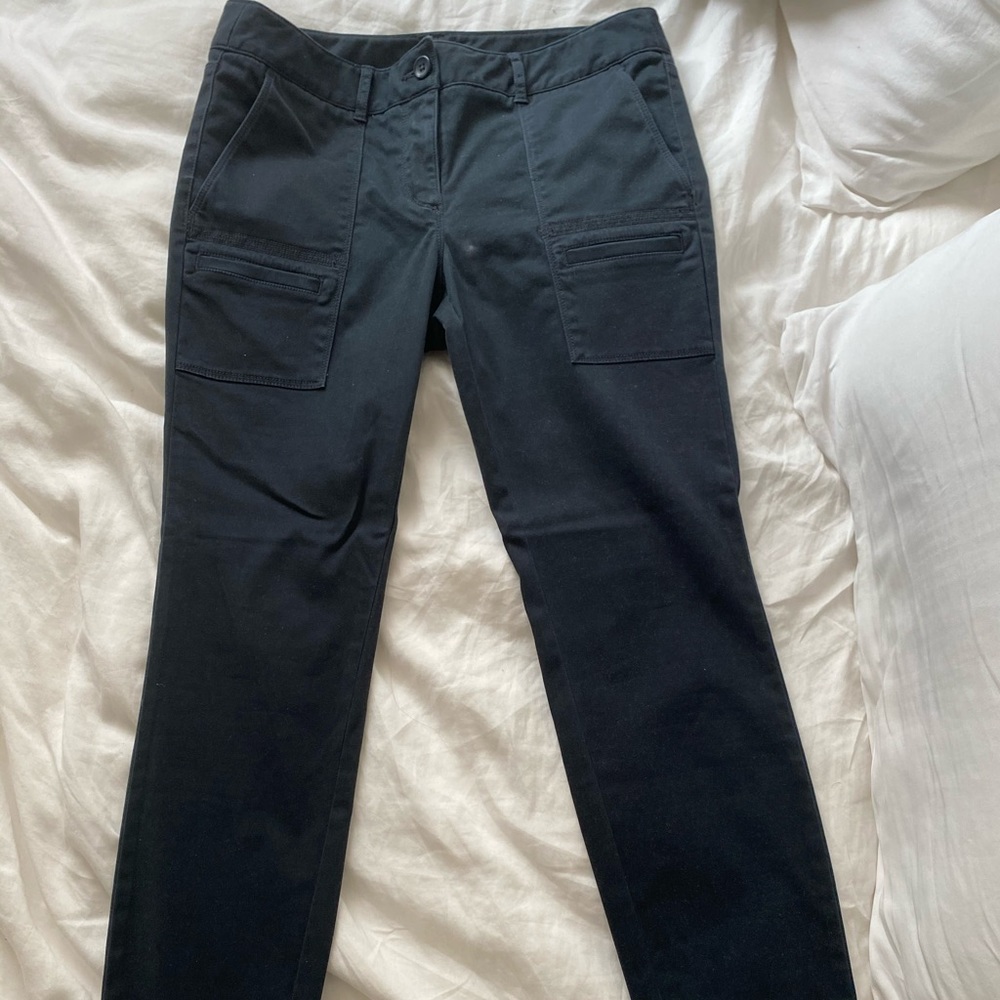 ann taylor loft straightleg cropped pant